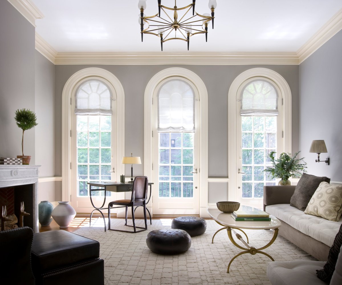 Арочные окна в интерьере