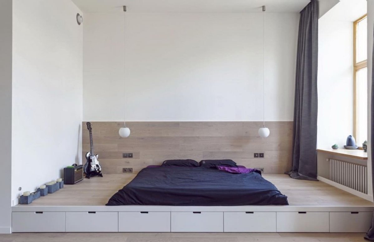 Кровать подиум