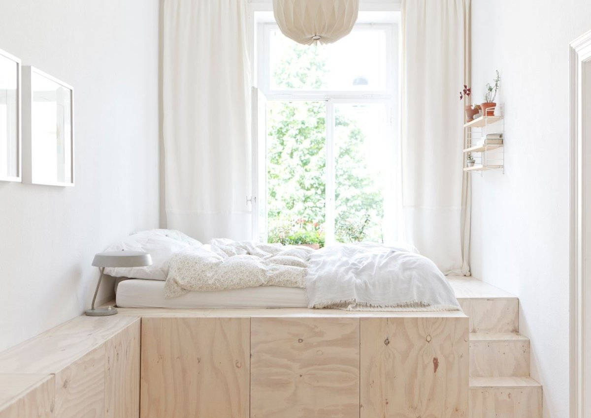 Кровать ikea подиум