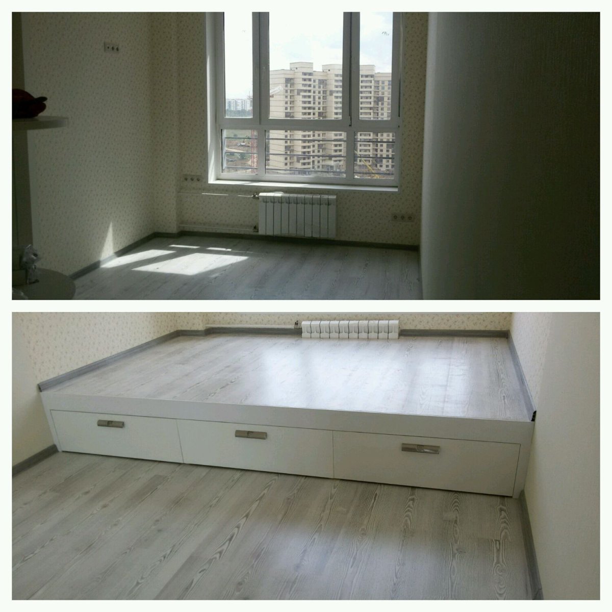 Кровать подиум