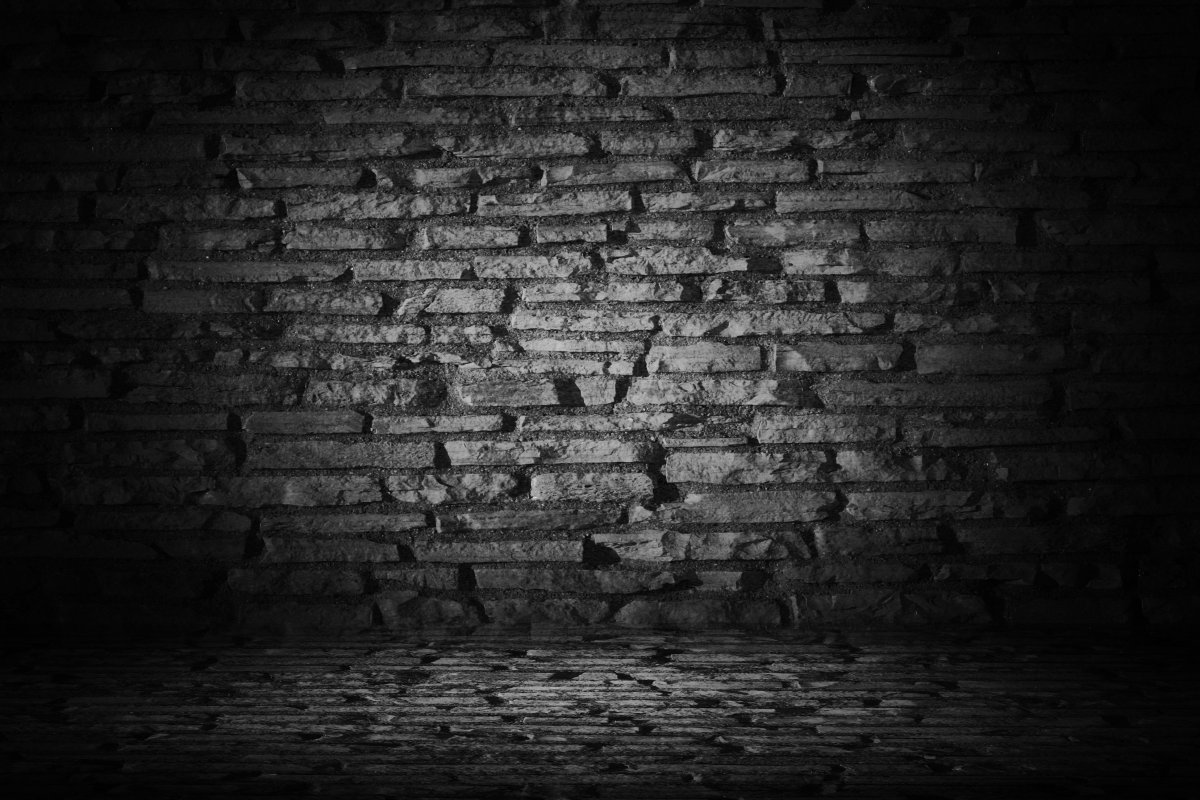 Черная кирпичная стена фон - 63 фото
