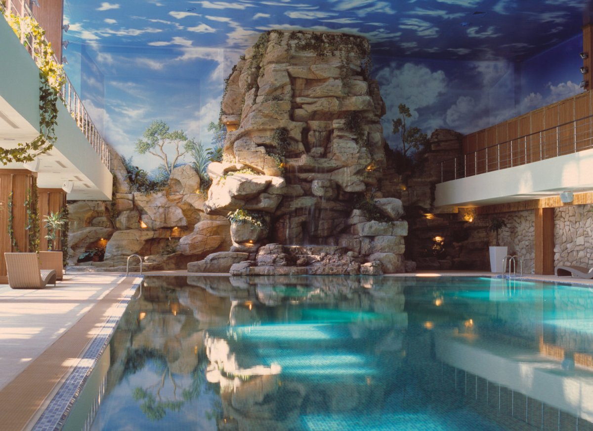 Стена водопад в квартире