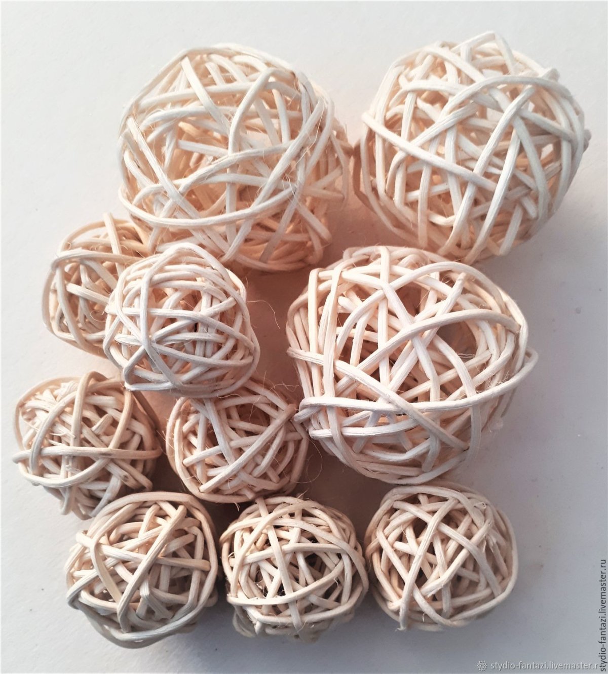 Ротанговые шарики декор икея