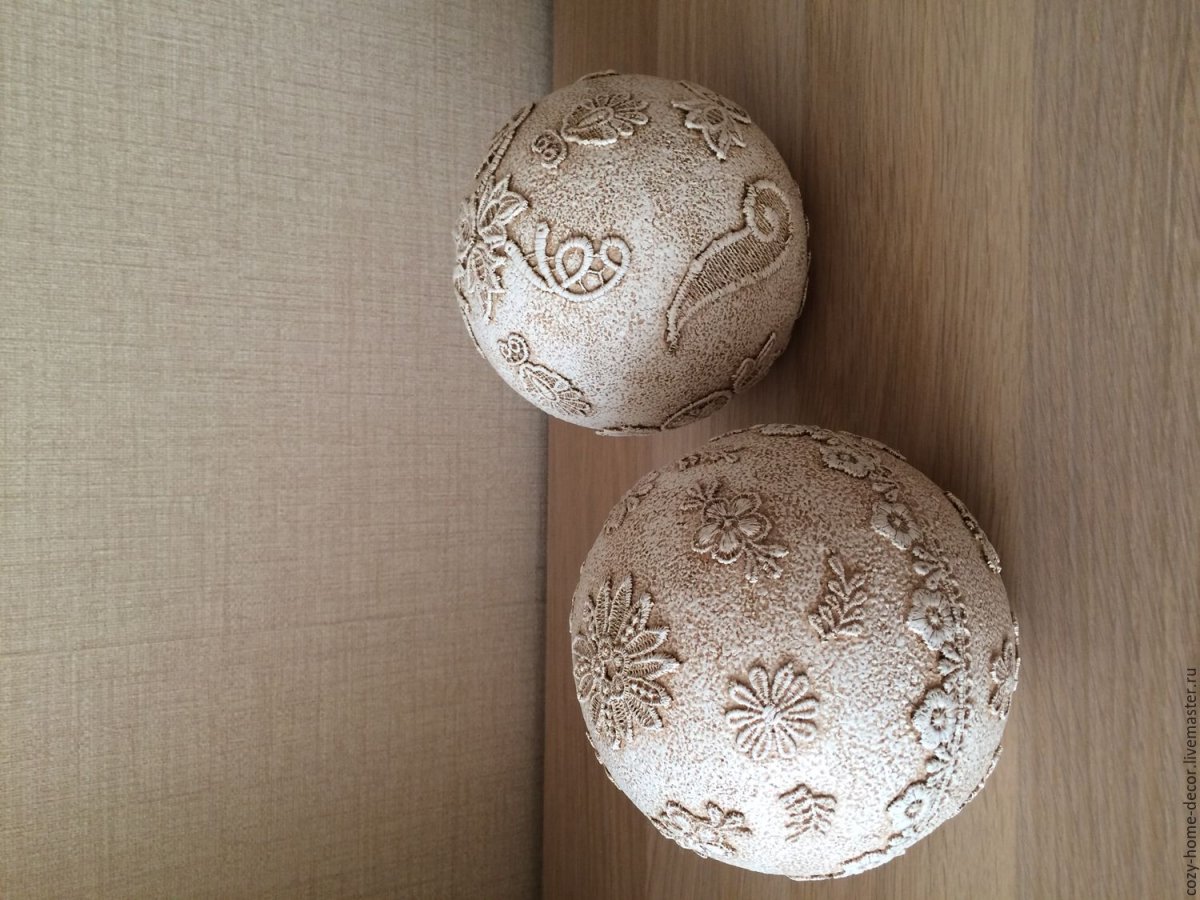 Зимний декоративный шар наполненный