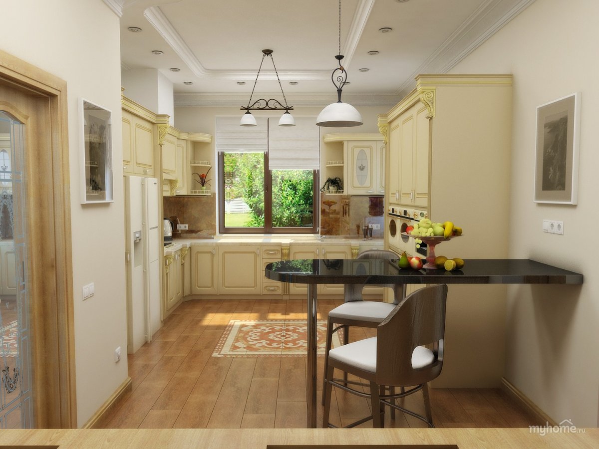 Кухня топленое молоко в интерьере