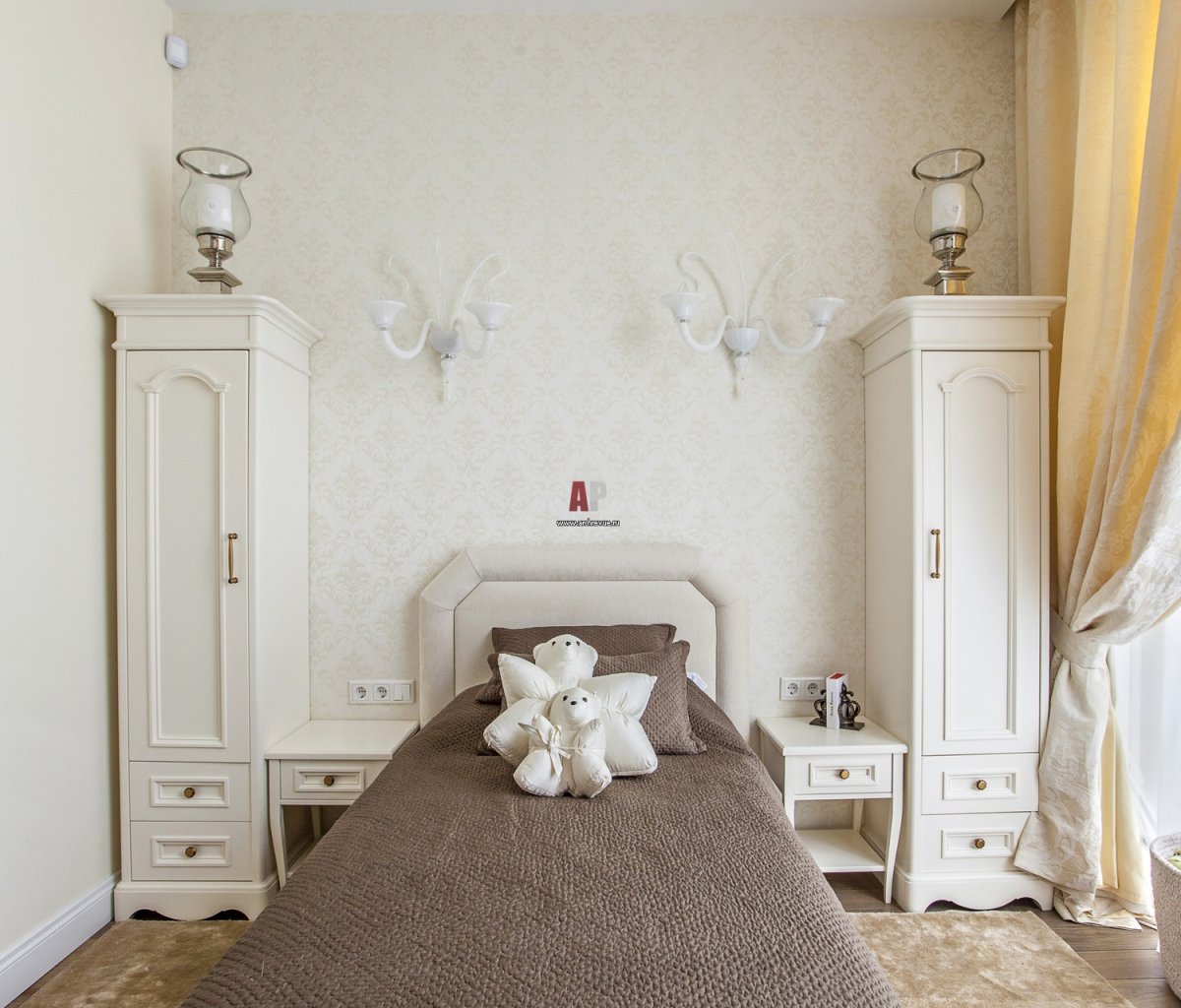 Кухонный гарнитур цвета топленого молока