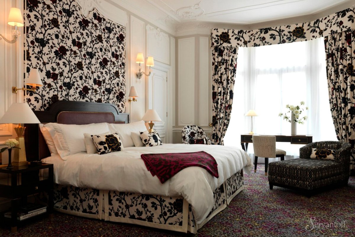 Шторы для черно белой комнаты