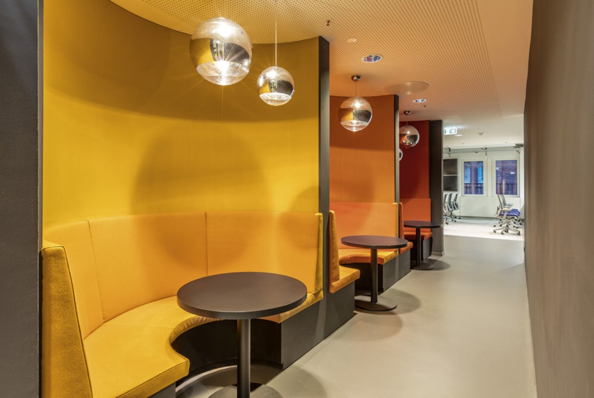 Зона кафе в офисе