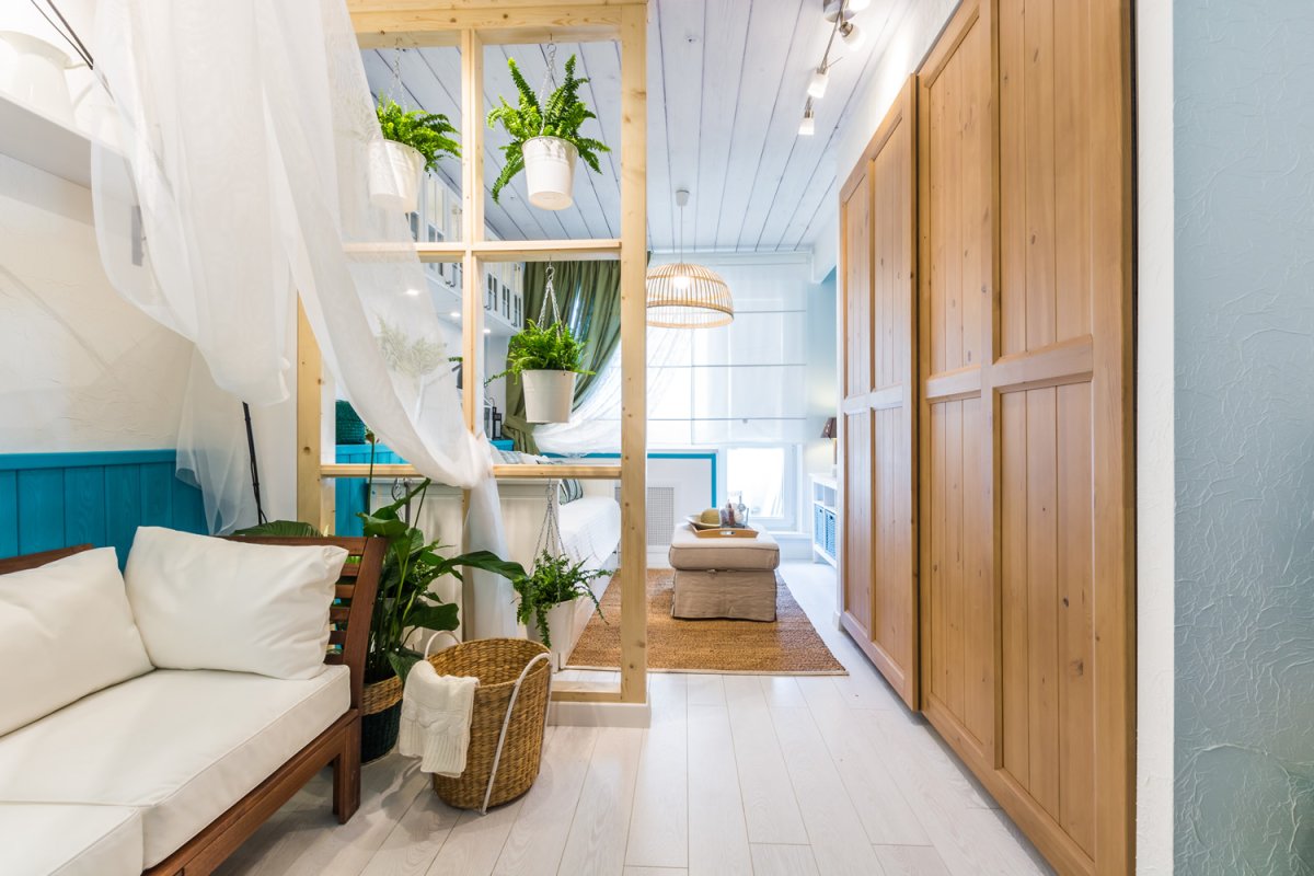 Вагонка в интерьере квартиры