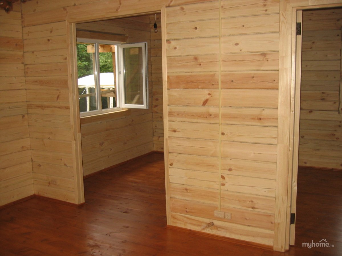 Перегородки в деревянном доме