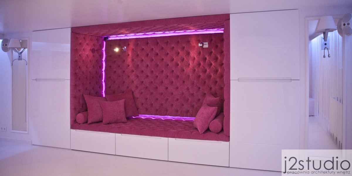 Стенка из гипсокартона с подсветкой