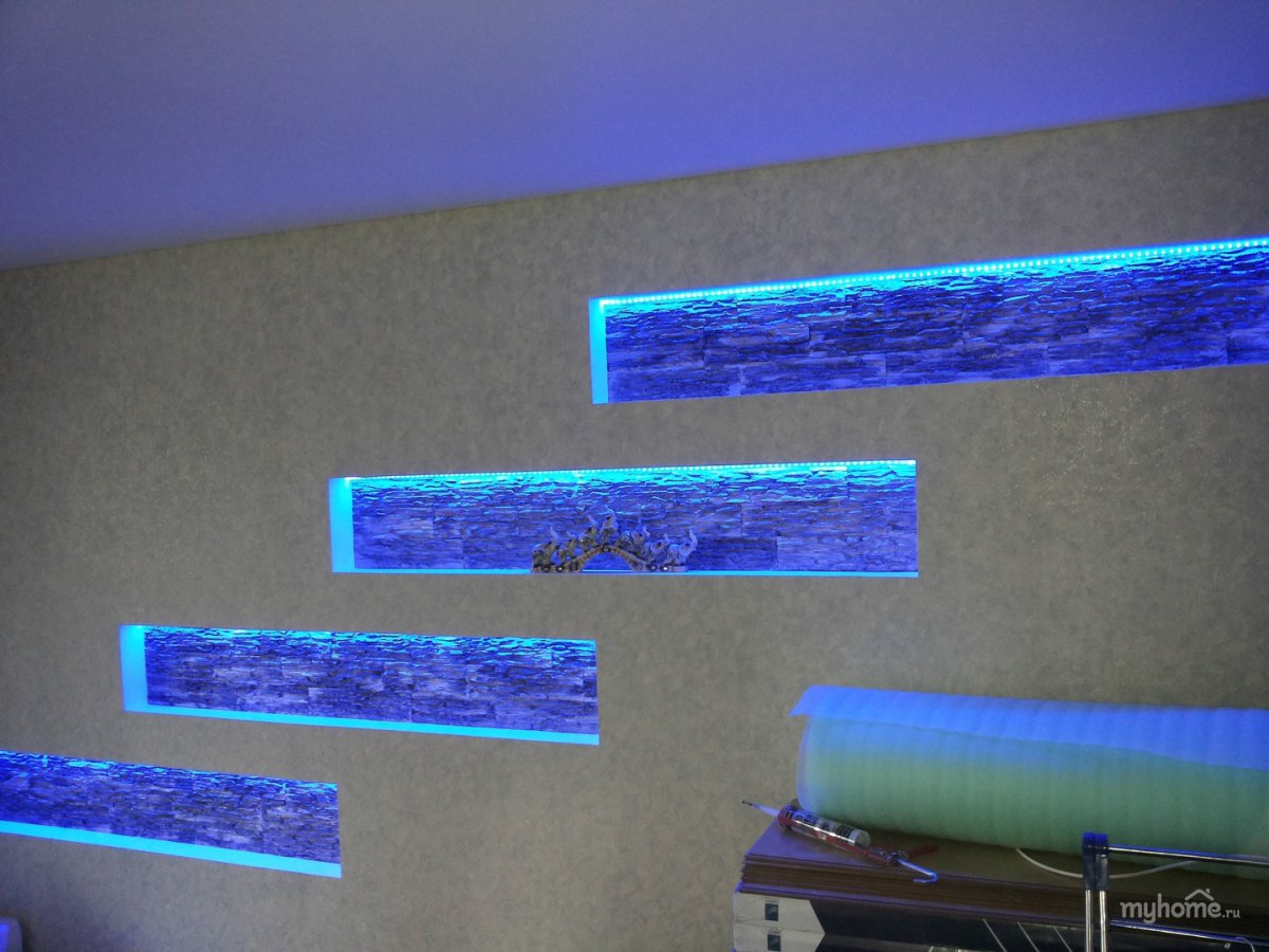 Диодная подсветка ниши