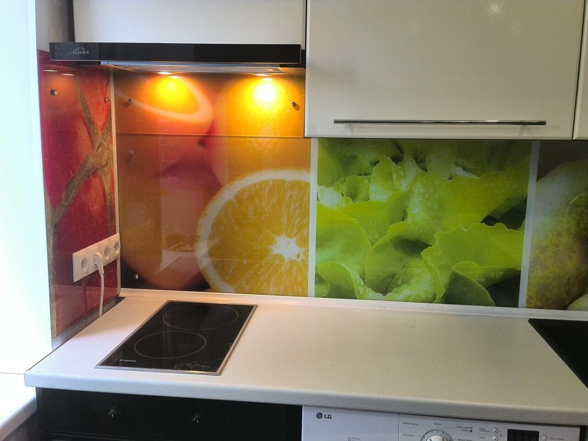 Экран защитный кухонный пластиковый