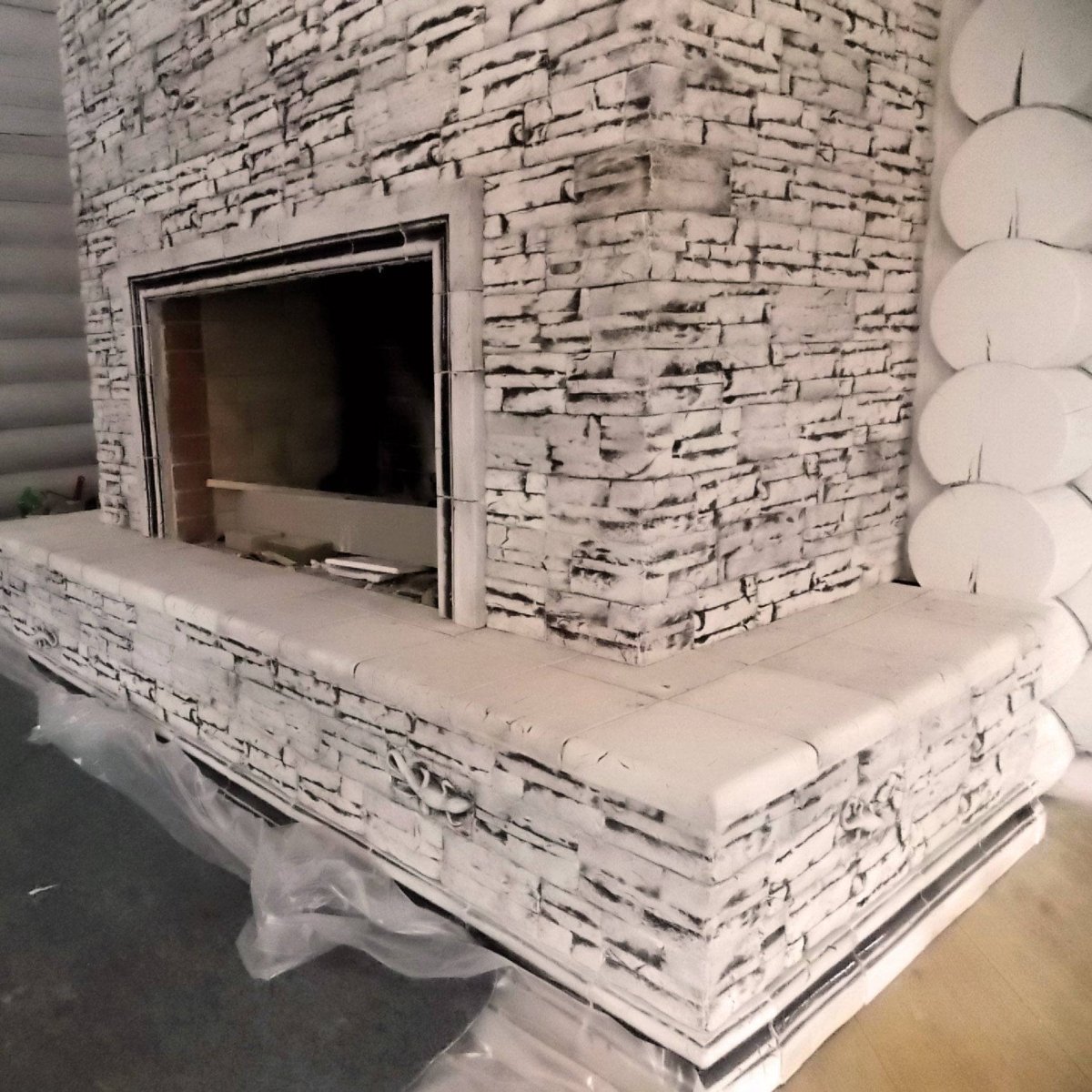 Подсветка для декоративного камина