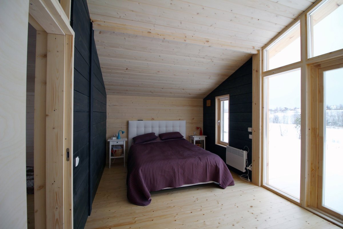 Вертикальная обшивка фасада