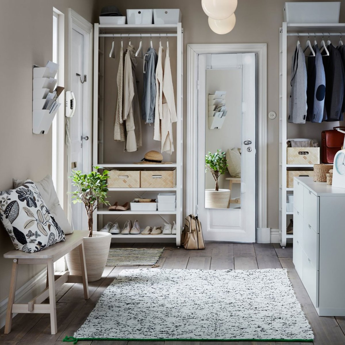 ЭЛВАРЛИ икеа прихожая