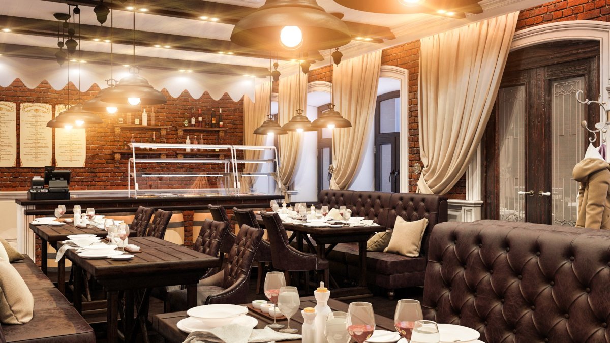 Дизайн проект кафе