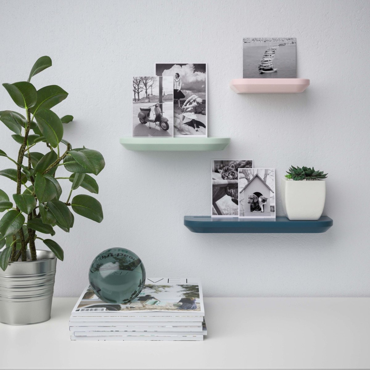 Полка икеа Mosslanda