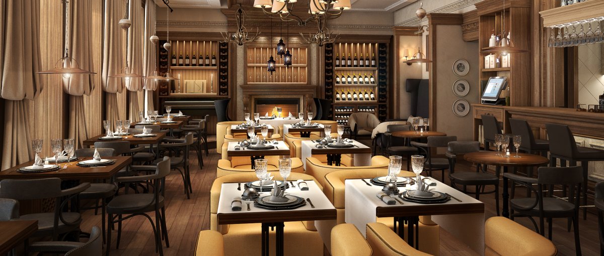 Дизайн интерьера ресторана