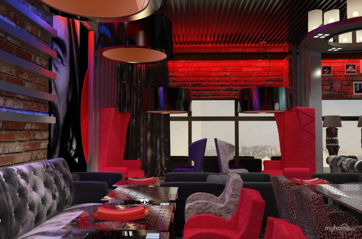 Интерьер бара ресторана