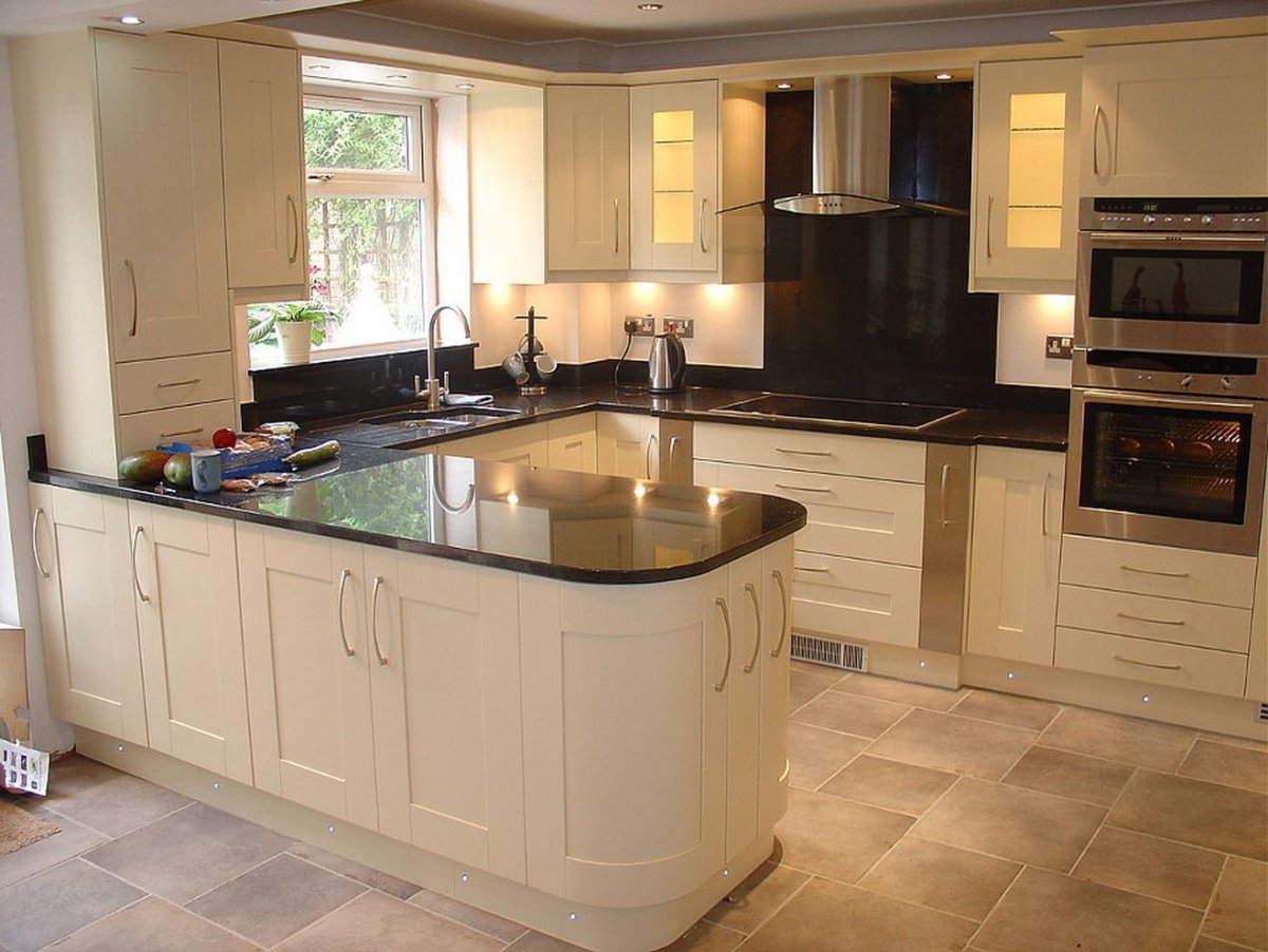 Кухня Дублин в Оби белая