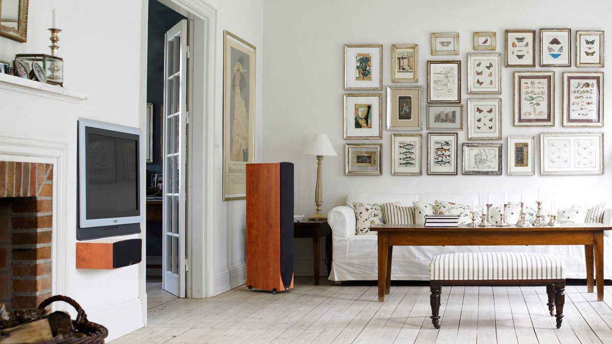 Расположение рамок на стене