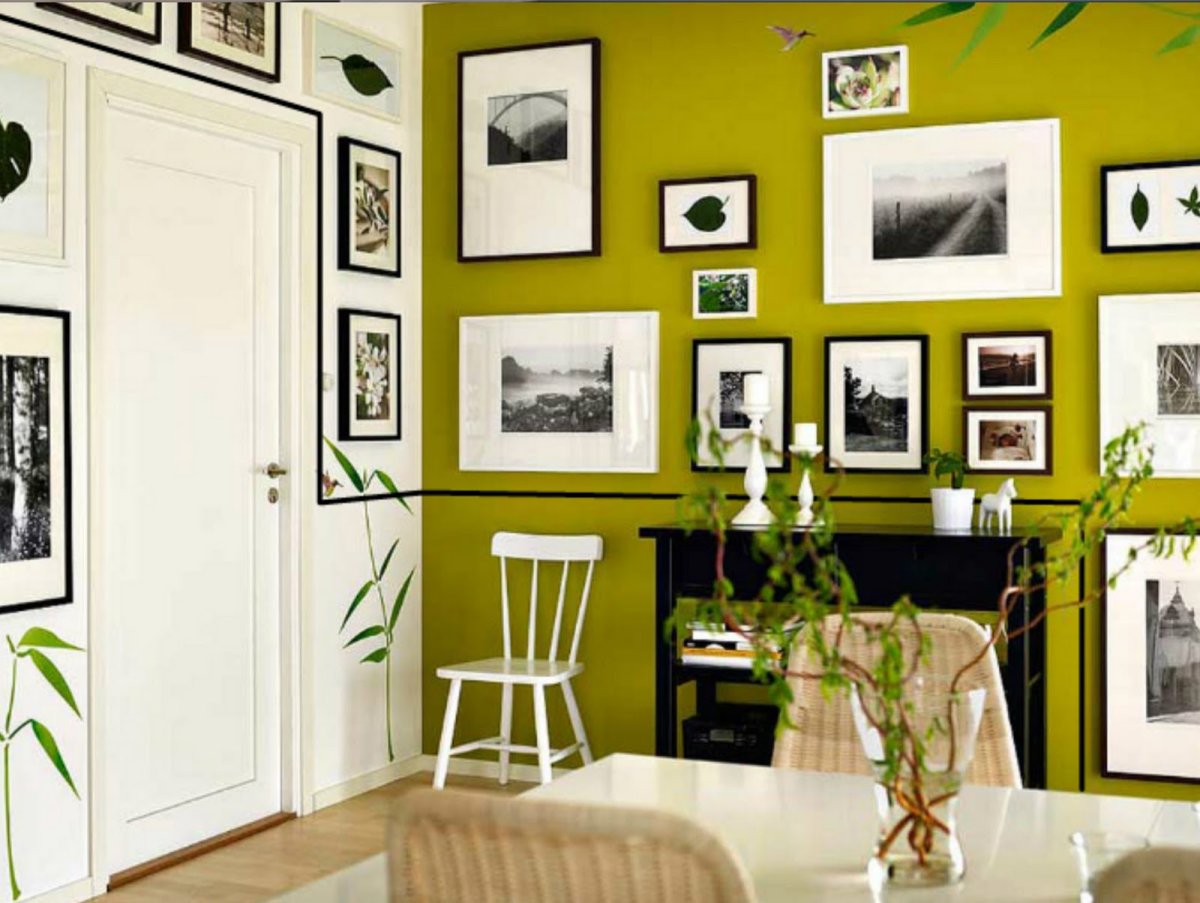 Фоторамки в интерьере