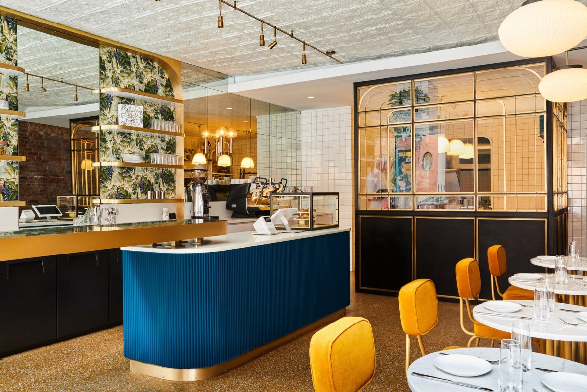 Интерьер пекарни