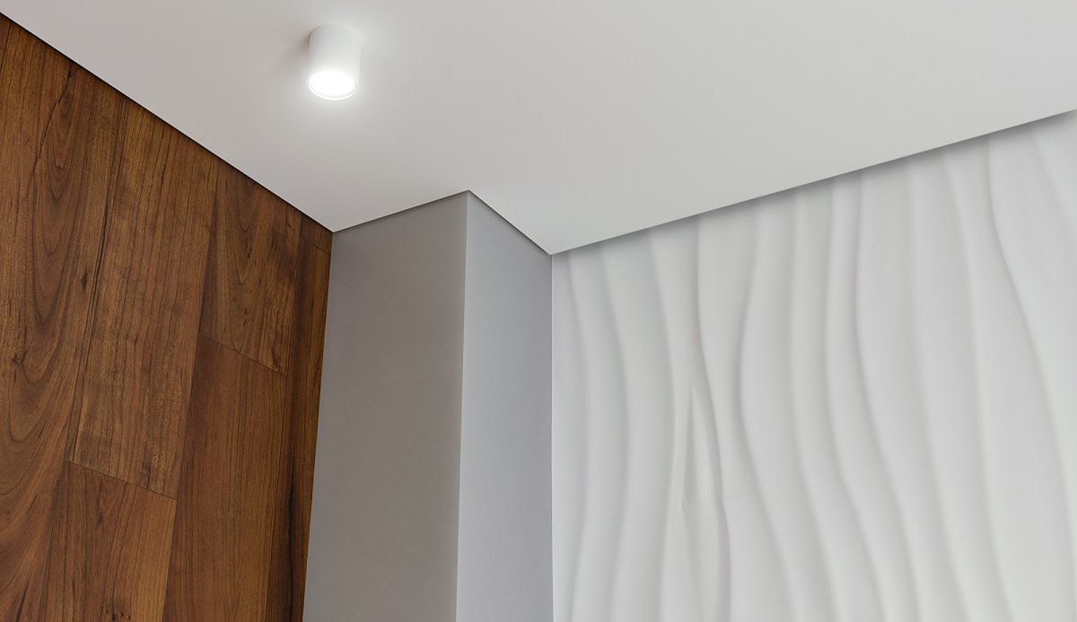 Теневой профиль примыкание к мебели