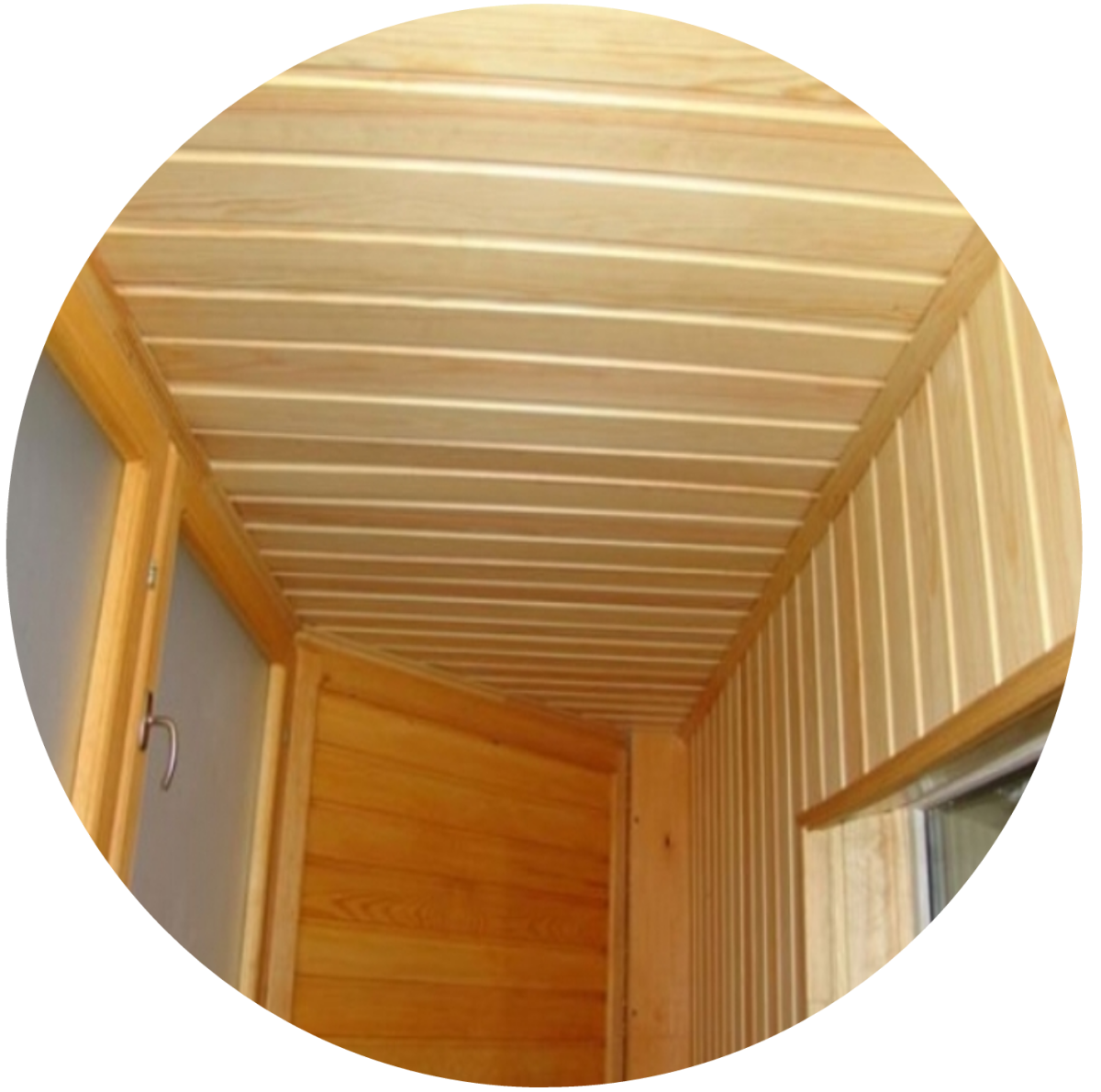 Отделка вертикальной вагонкой