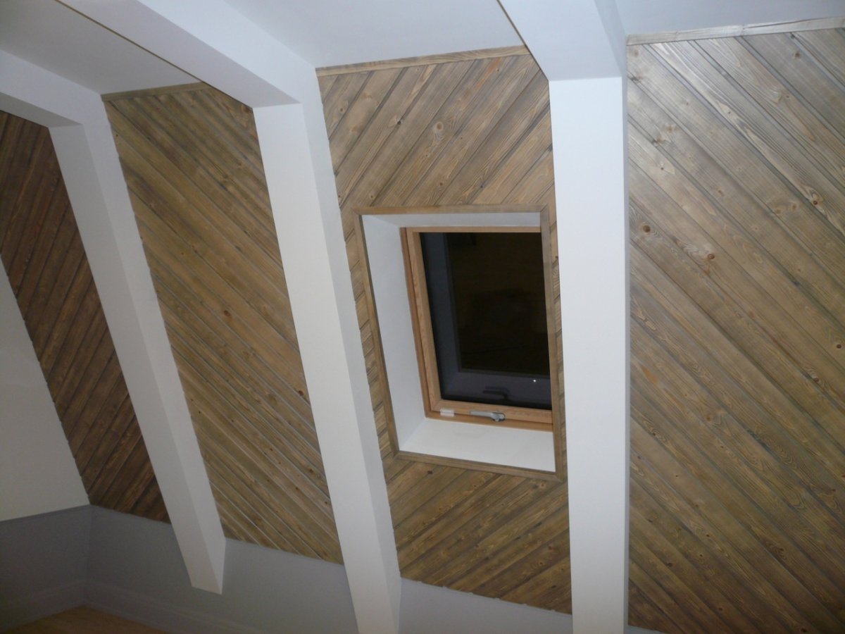 Вагонка под углом