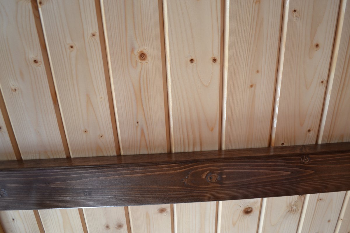 Соединение имитации бруса