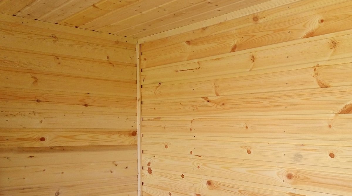 Отделка потолка вагонкой