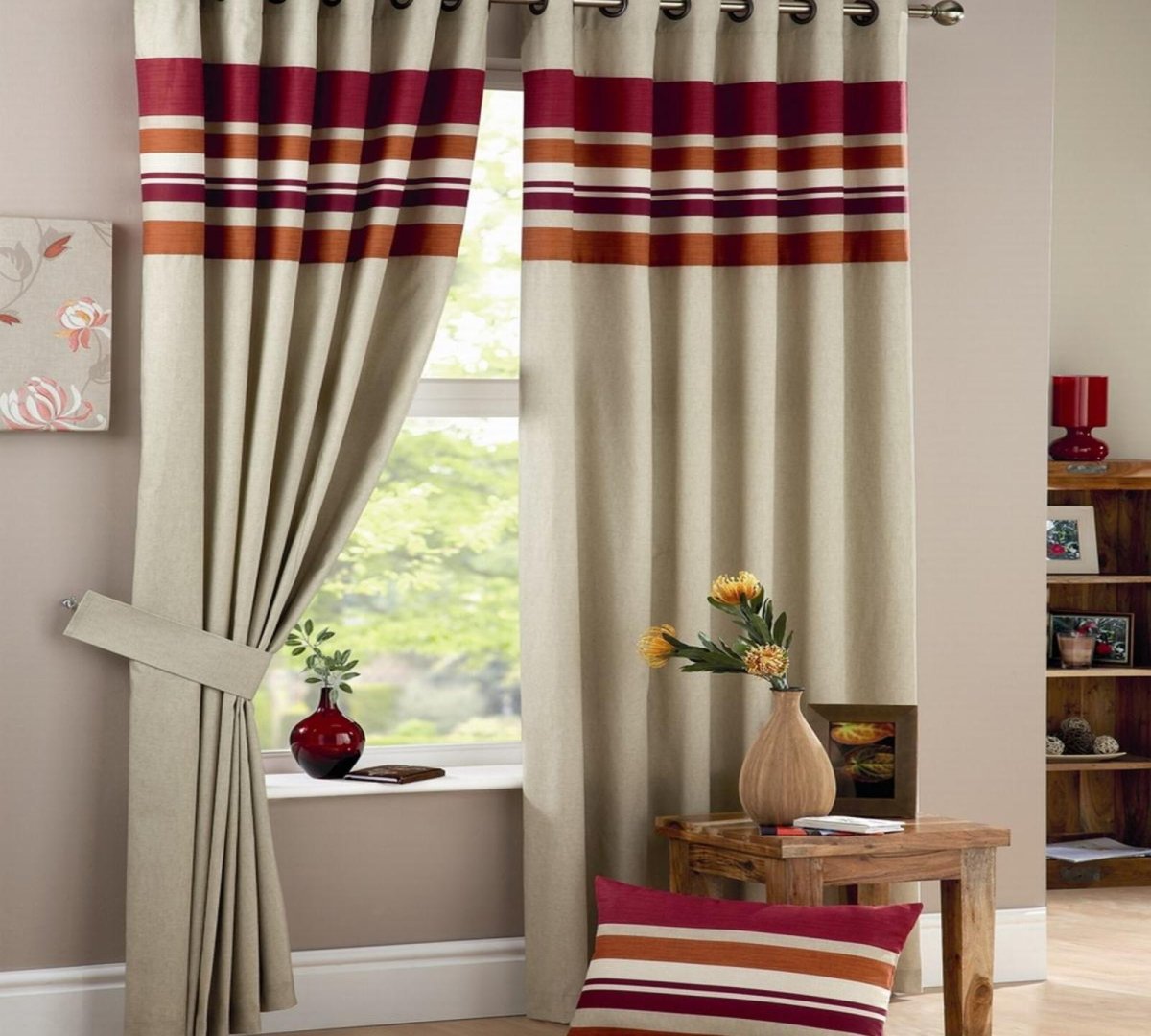 Полосатые занавески