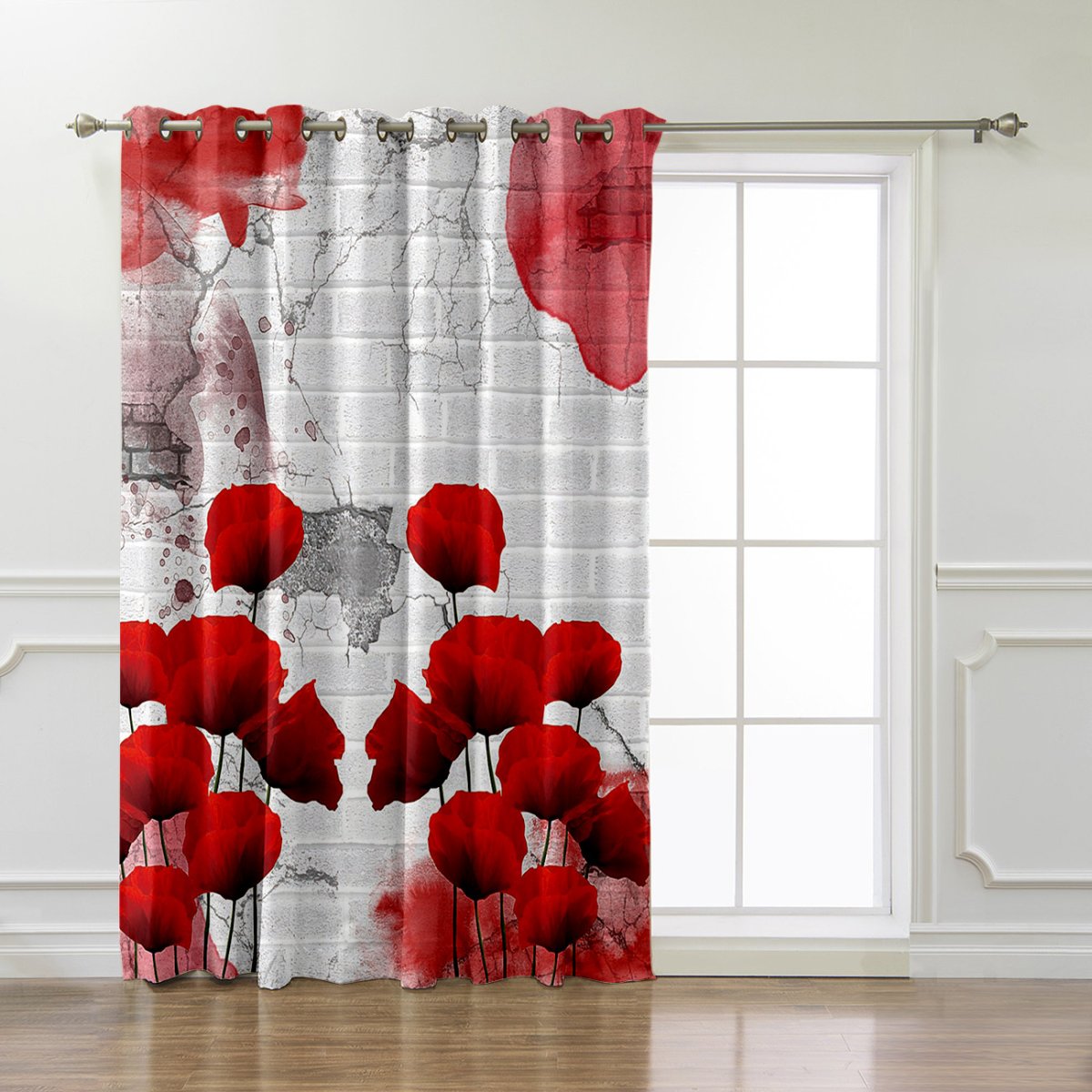 Ткань для штор с цветами