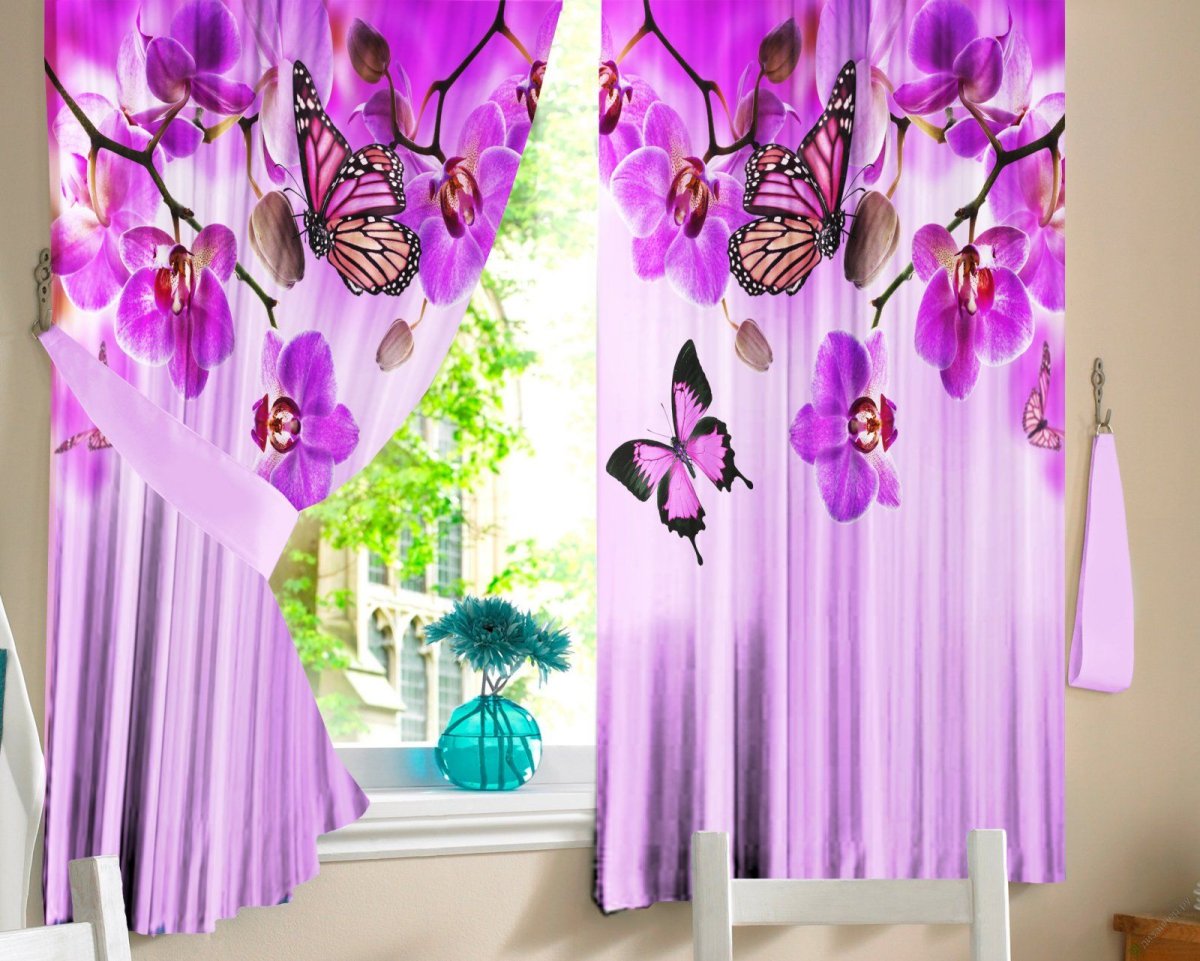 Сирень фотошторы Rosa