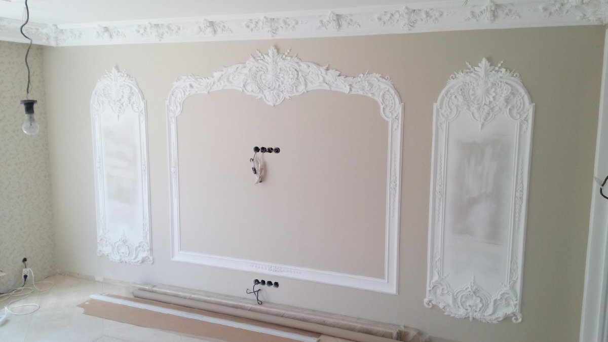 Декоративные рамки на стену из лепнины