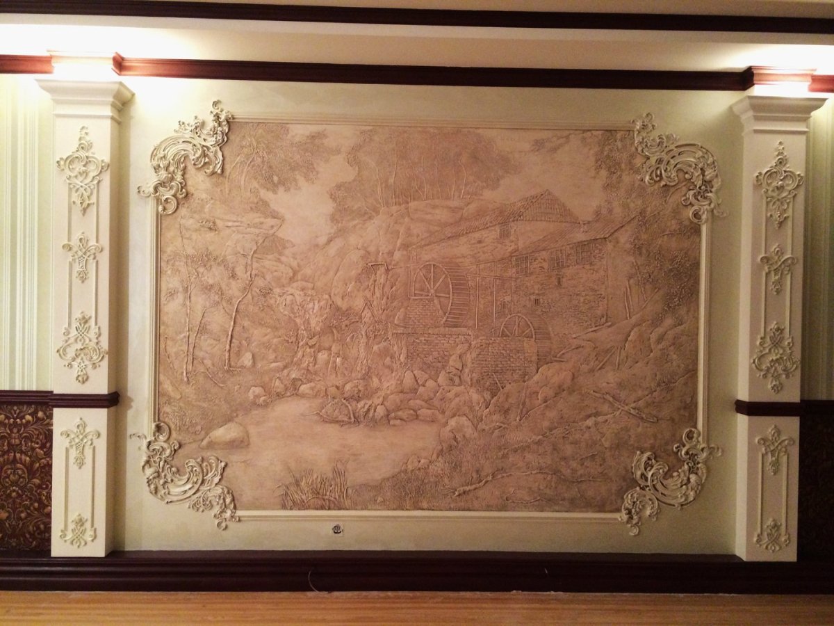 Художественная отделка стен