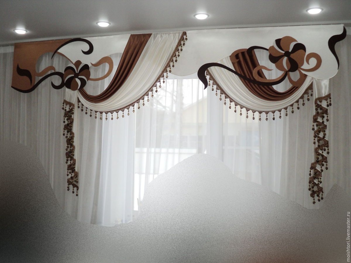 Ажур ламбрекен