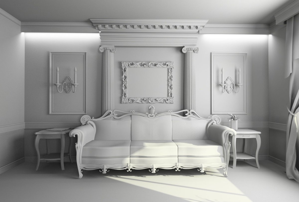 Лепнина в интерьере