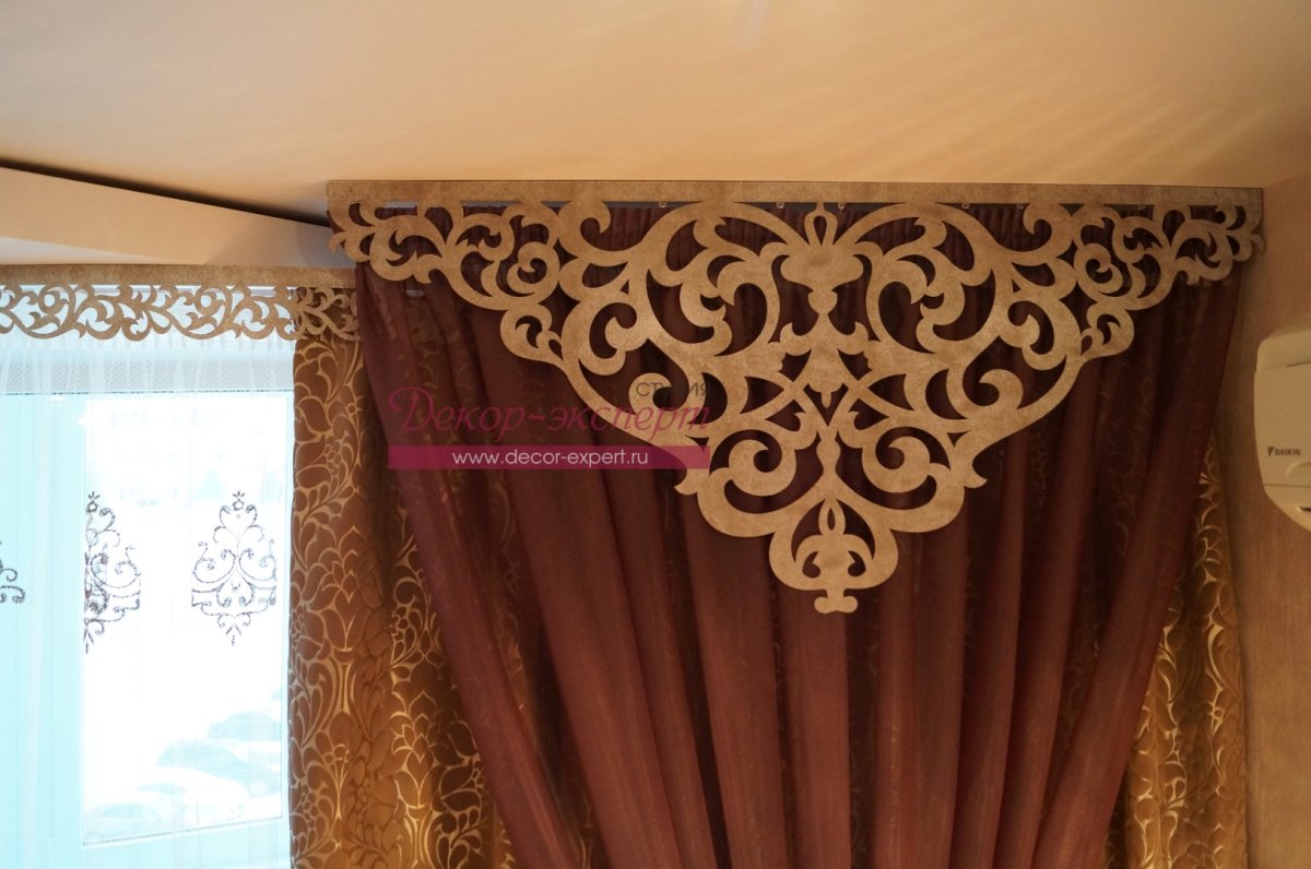 Фигурные ламбрекены