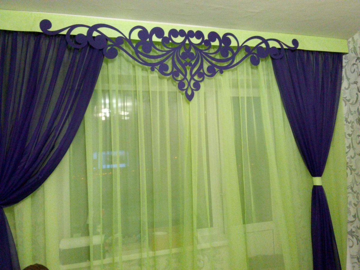 Как сделать жесткий ламбрекен