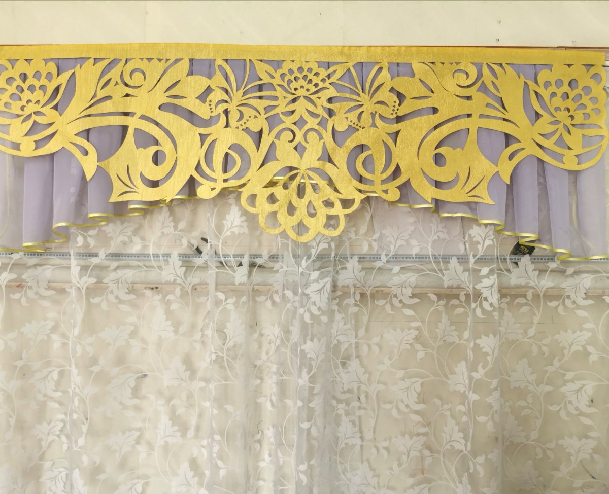 Узоры на ламбрекены