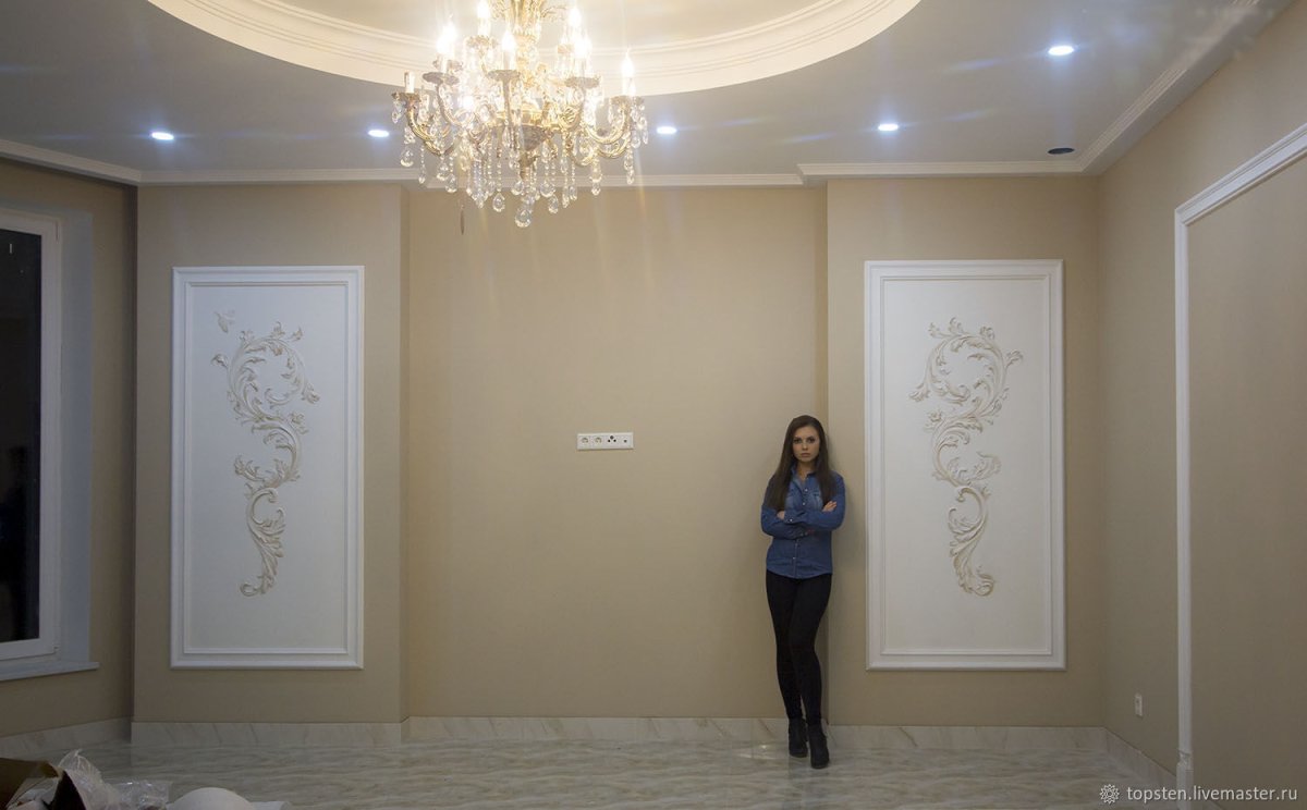 Барельеф из гипсовой штукатурки