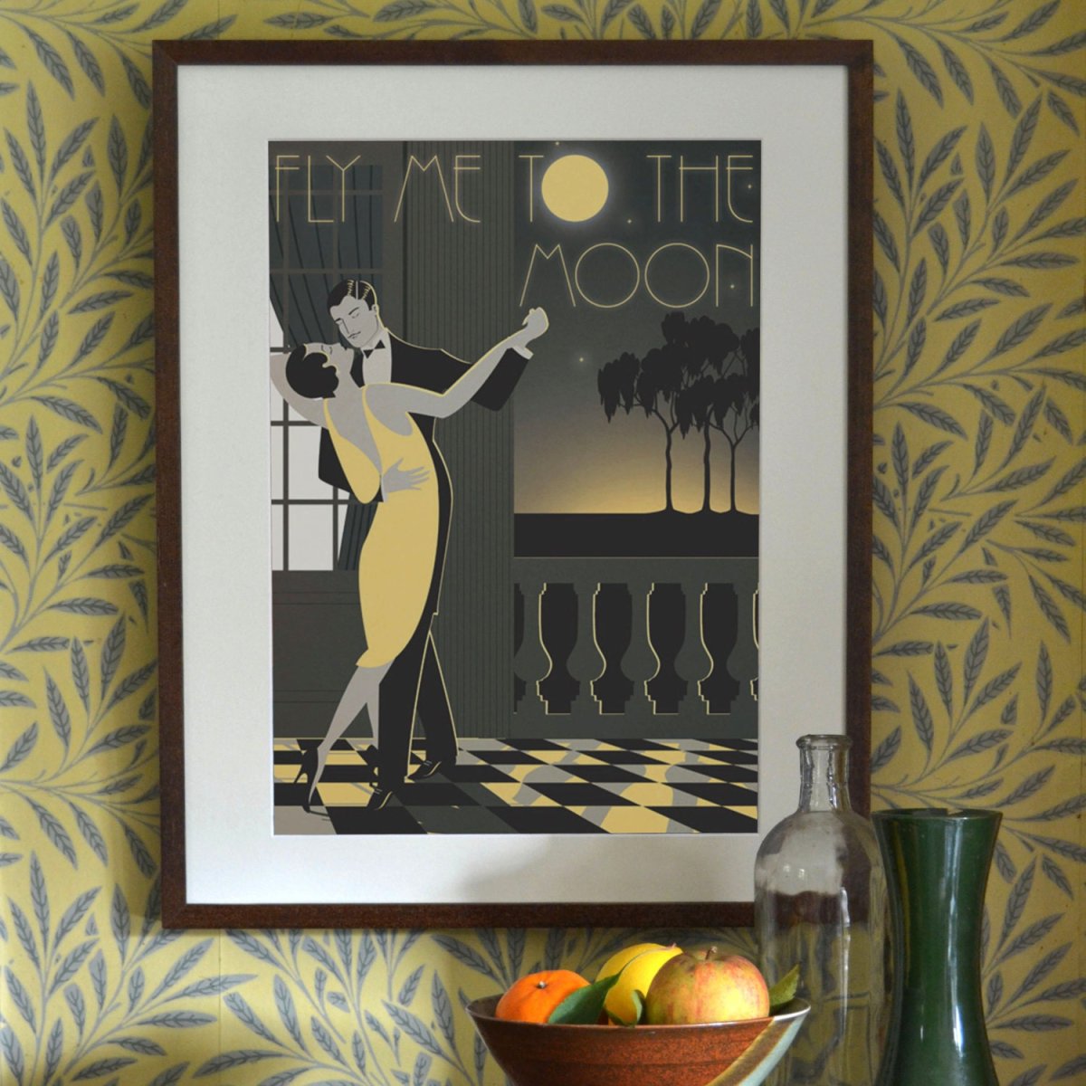 Постеры в стиле арт деко для кухни