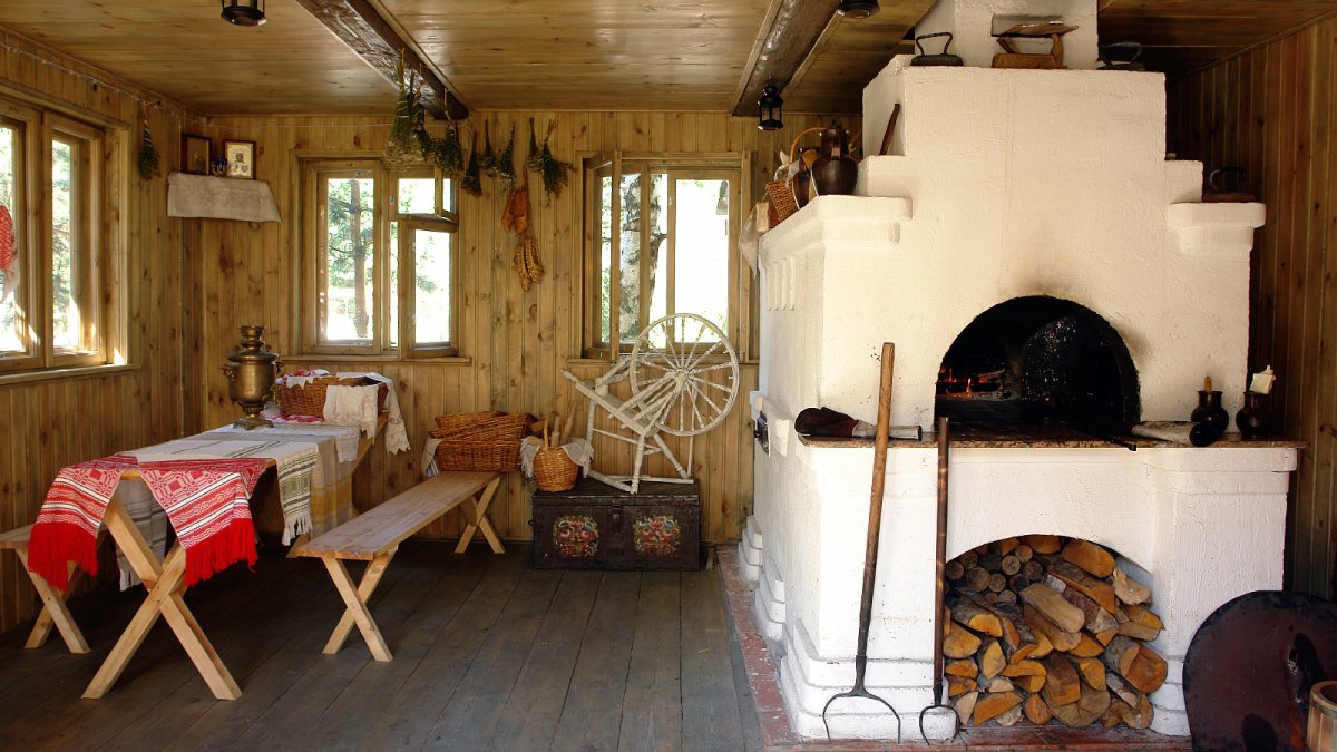 Изба в Старорусском стиле