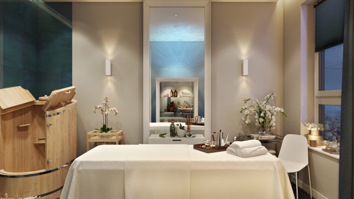 Интерьер массажного кабинета