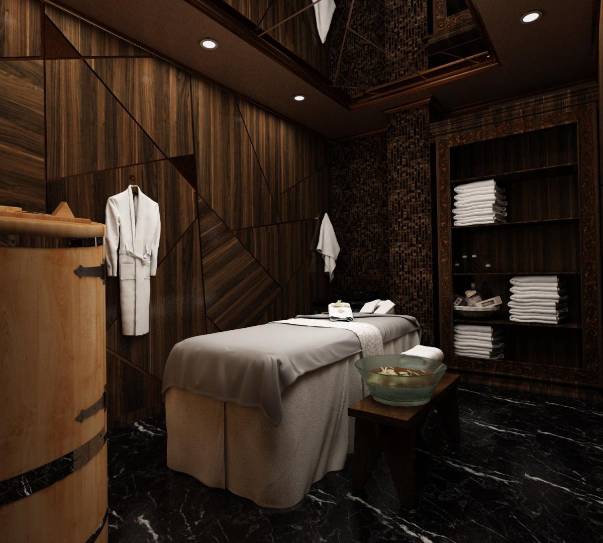 Массажный салон интерьер