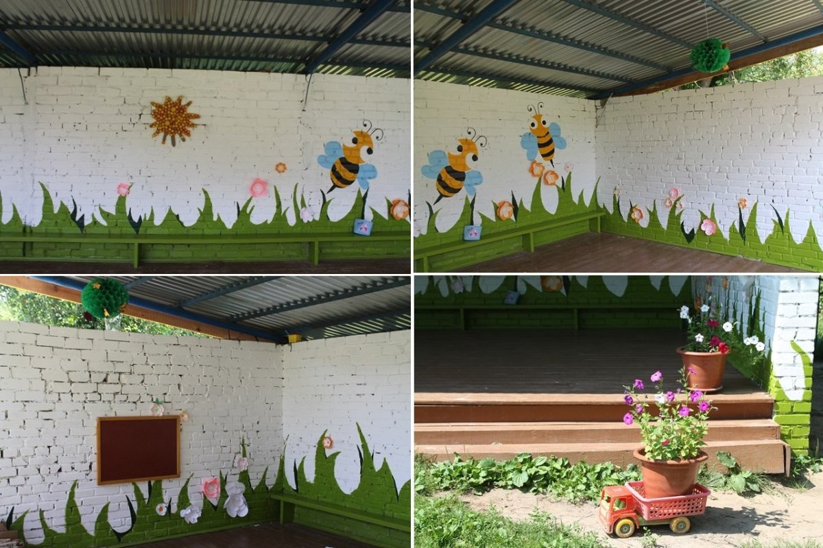 Украшение стены Весна