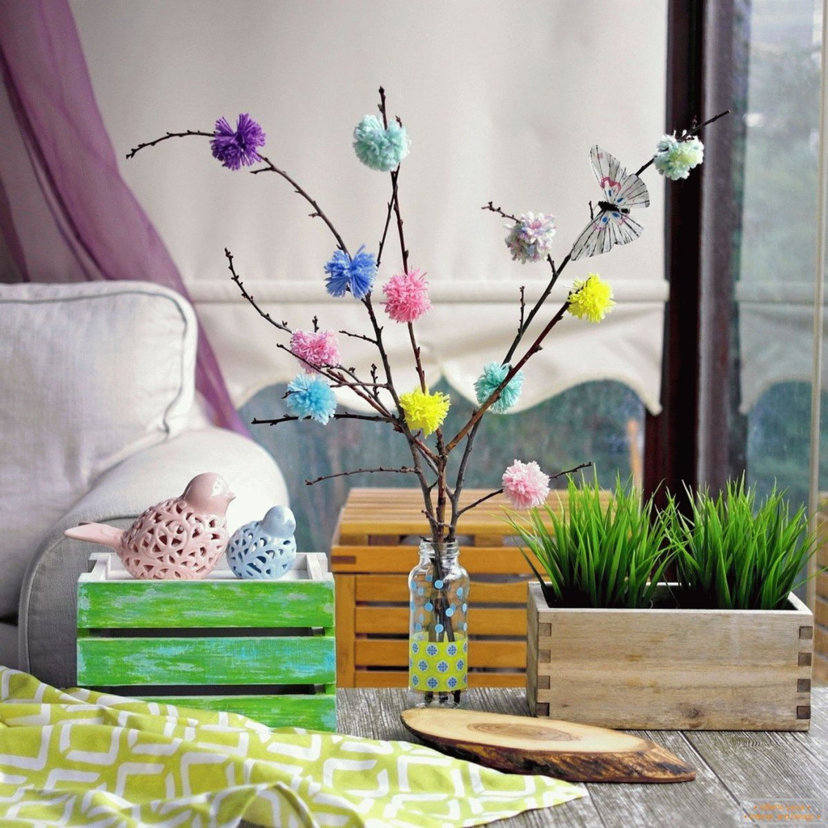 Осеннее украшение комнаты